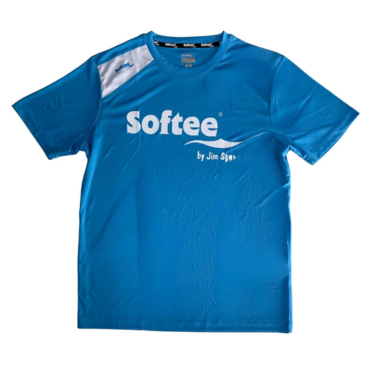 Playera de Softee Full By Jim Turquesa/Blanco