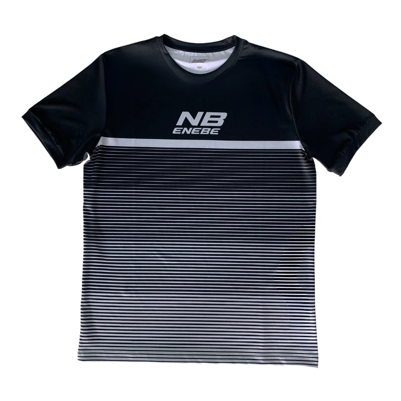 Playera Enebe Pro Max Negro/Blanco