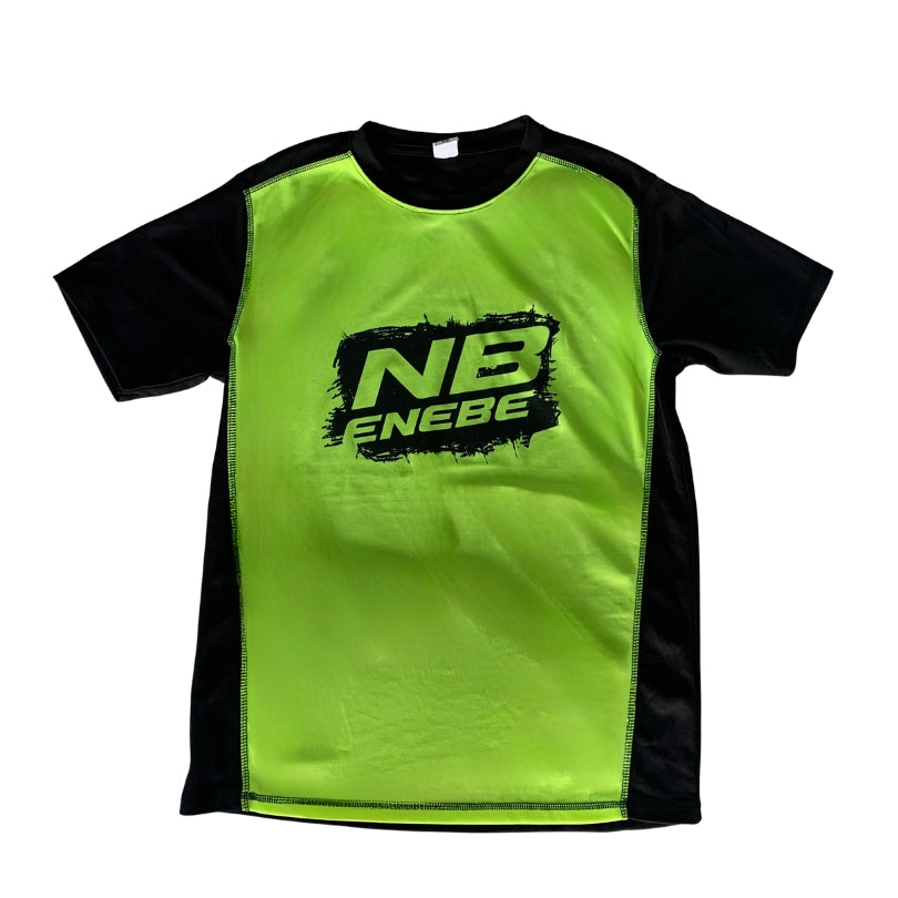 Playera Enebe Negro y Amarillo